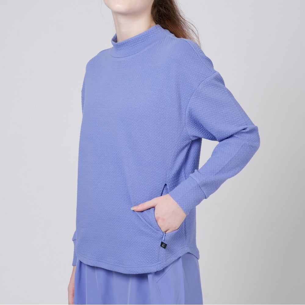 Swannies Golf PAIGE PULLOVER Cotton Blend Sweatshirt Performance Wear Outdoor